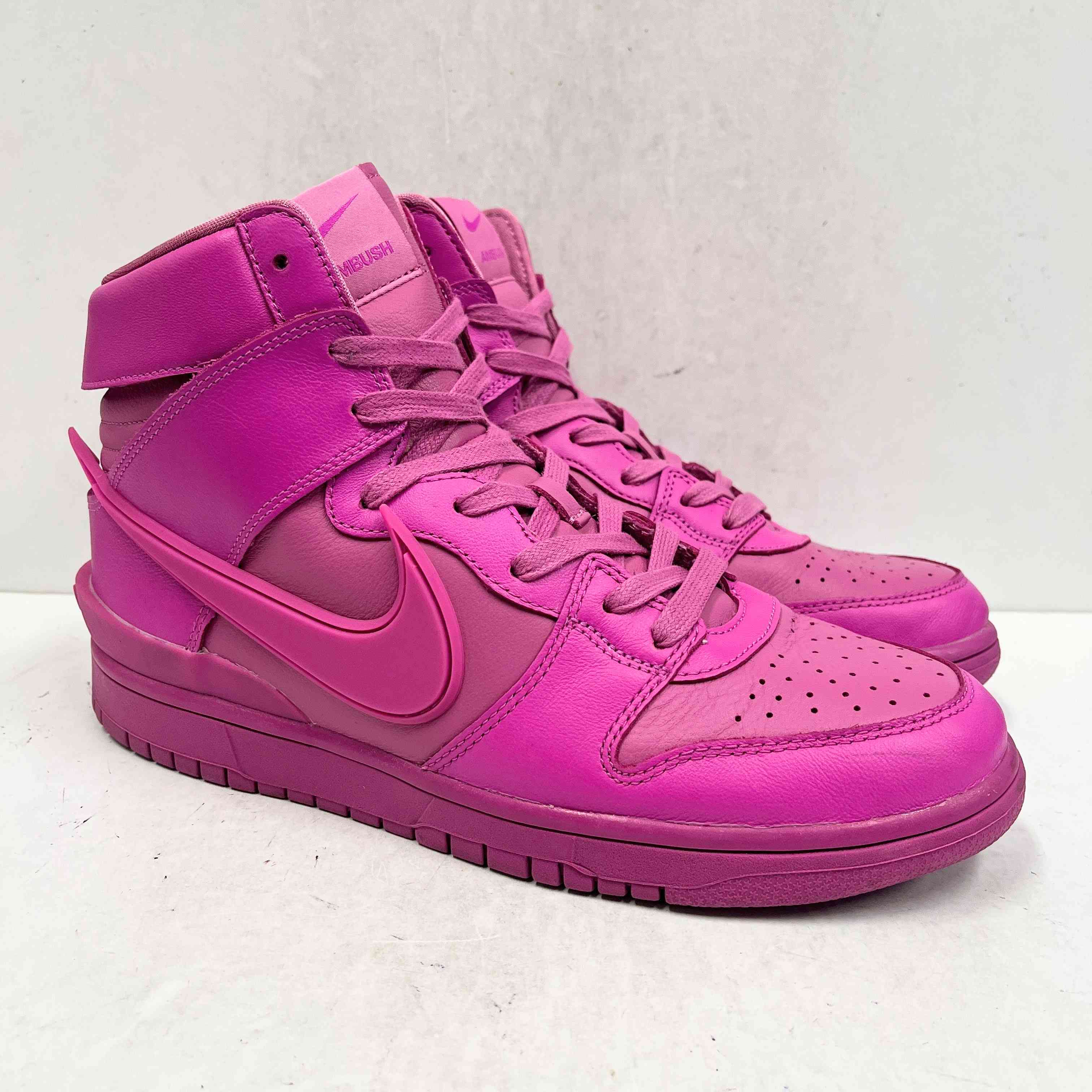 【US9.5】 NIKE DUNK HI / AMBUSH CU7544-600 【USED】