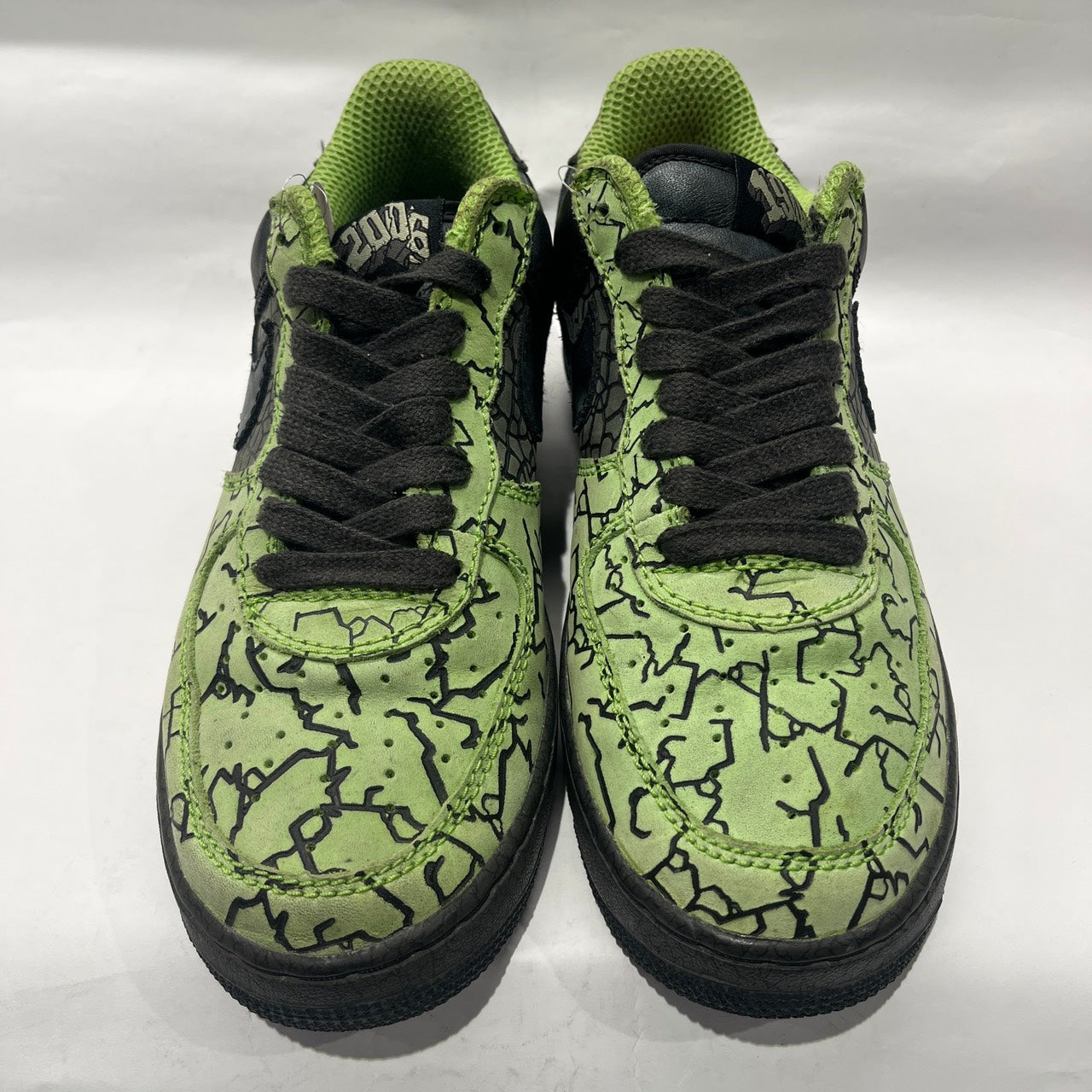 【US9】 NIKE AIR FORCE 1 03 HUF QUAKE 315206-301 【USED】