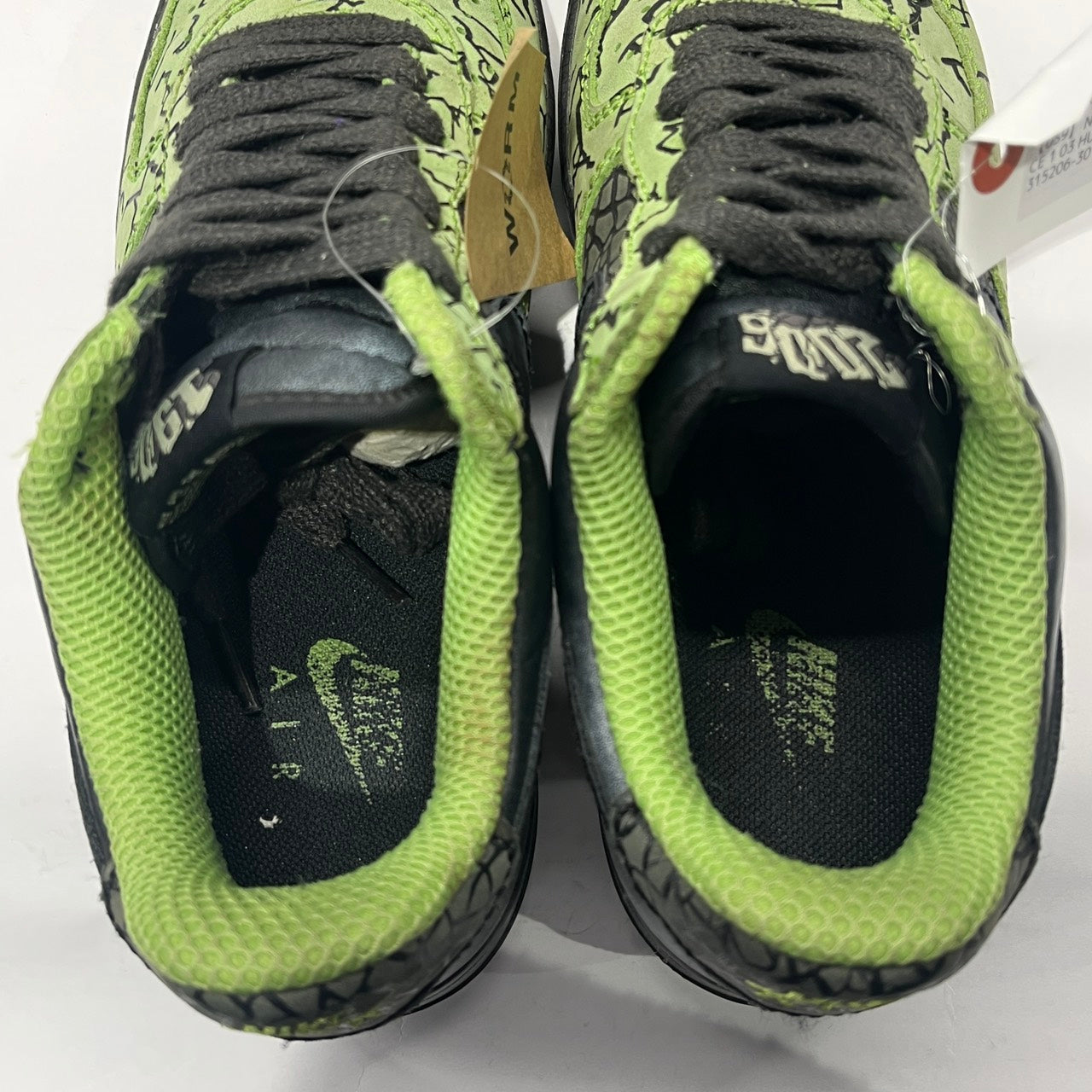 【US9】 NIKE AIR FORCE 1 03 HUF QUAKE 315206-301 【USED】