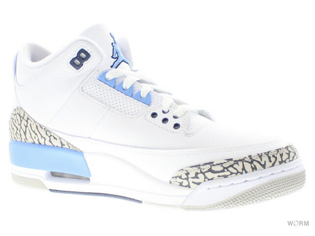 【US9.5】 AIR JORDAN 3 RETRO UNC CT8532-104 【DS】