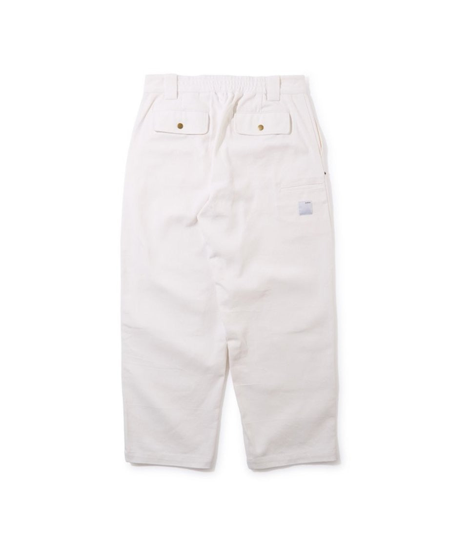 Diaspora skateboards Double Knee Comfortable Trousers White