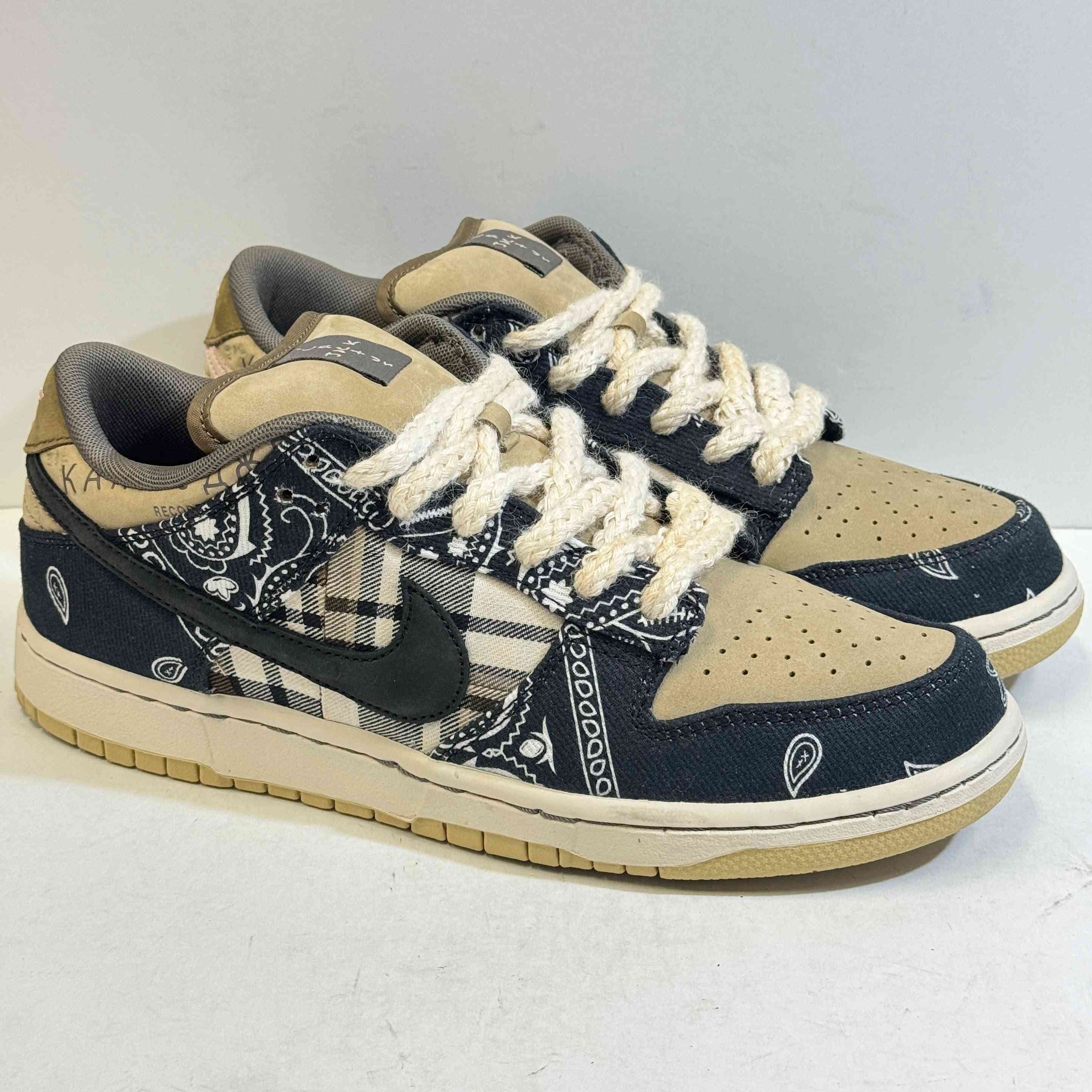 US9】 NIKE SB SB DUNK LOW PRM QS TRAVIS SCOTT CT5053-001 【USED