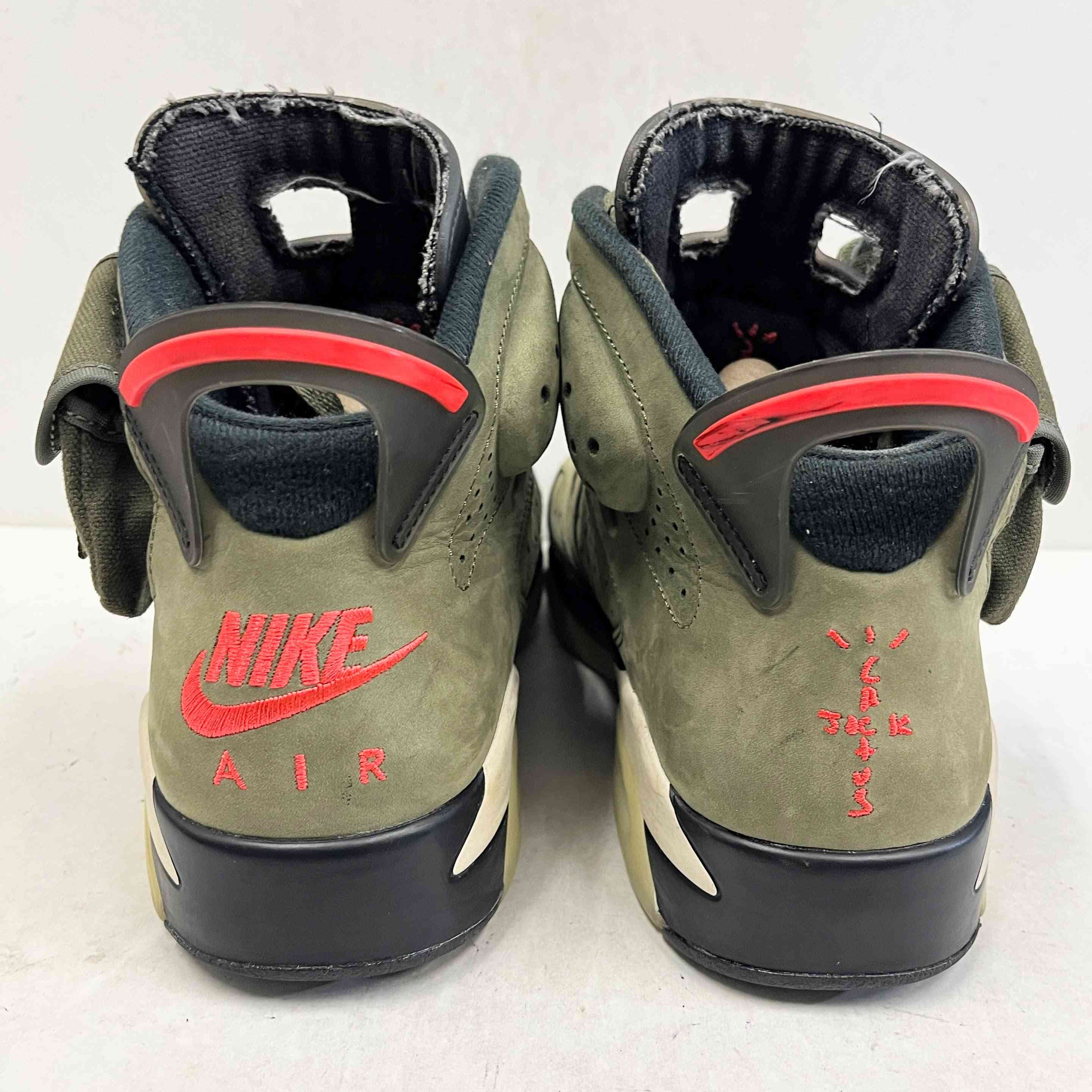 【US10】 AIR JORDAN 6 RETRO SP TRAVIS SCOTT CN1084-200 【USED】