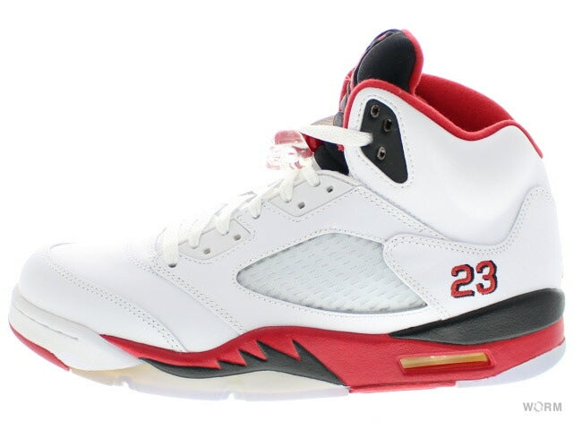 AIR JORDAN 5 RETRO FIRE RED 2013 136027-120 【DS】