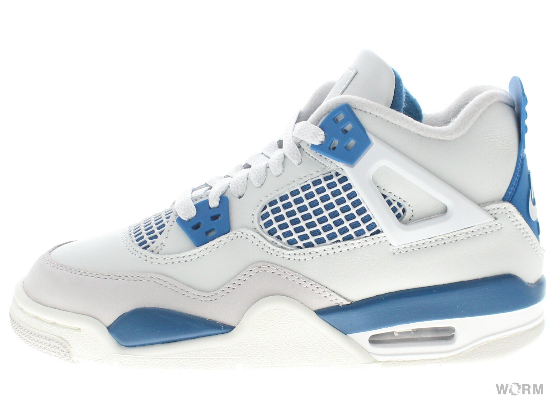 【US6.5Y】 AIR JORDAN 4 RETRO GS MILITARY BLUE HF4281-141 【DS】