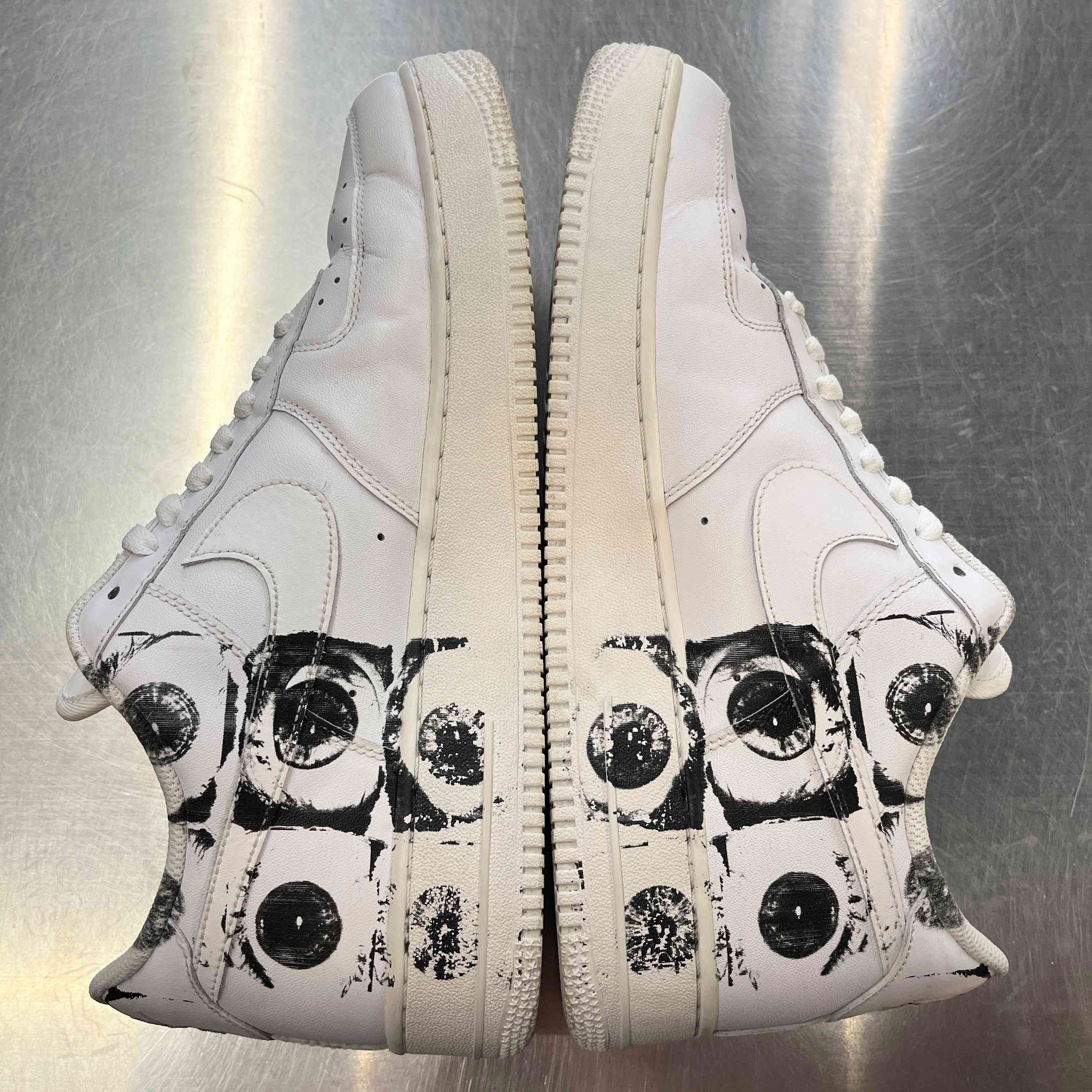 【US12】 NIKE AIR FORCE 1'07 / SUPREME / CDG SUPREME x CDG 923044-100 【USED】