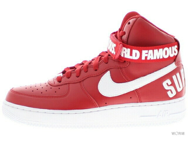 【US9.5】 NIKE AIR FORCE 1 HIGH SUPREME SP SUPREME 698696-610 【DS】