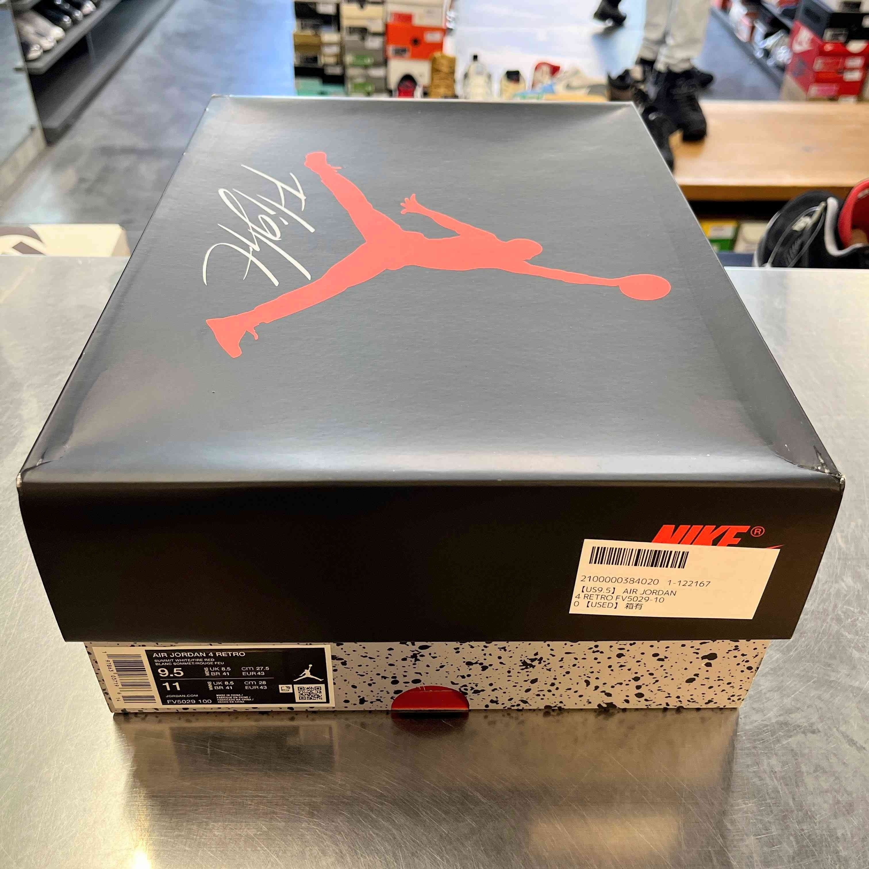 【US9.5】 AIR JORDAN 4 RETRO FV5029-100 【USED】