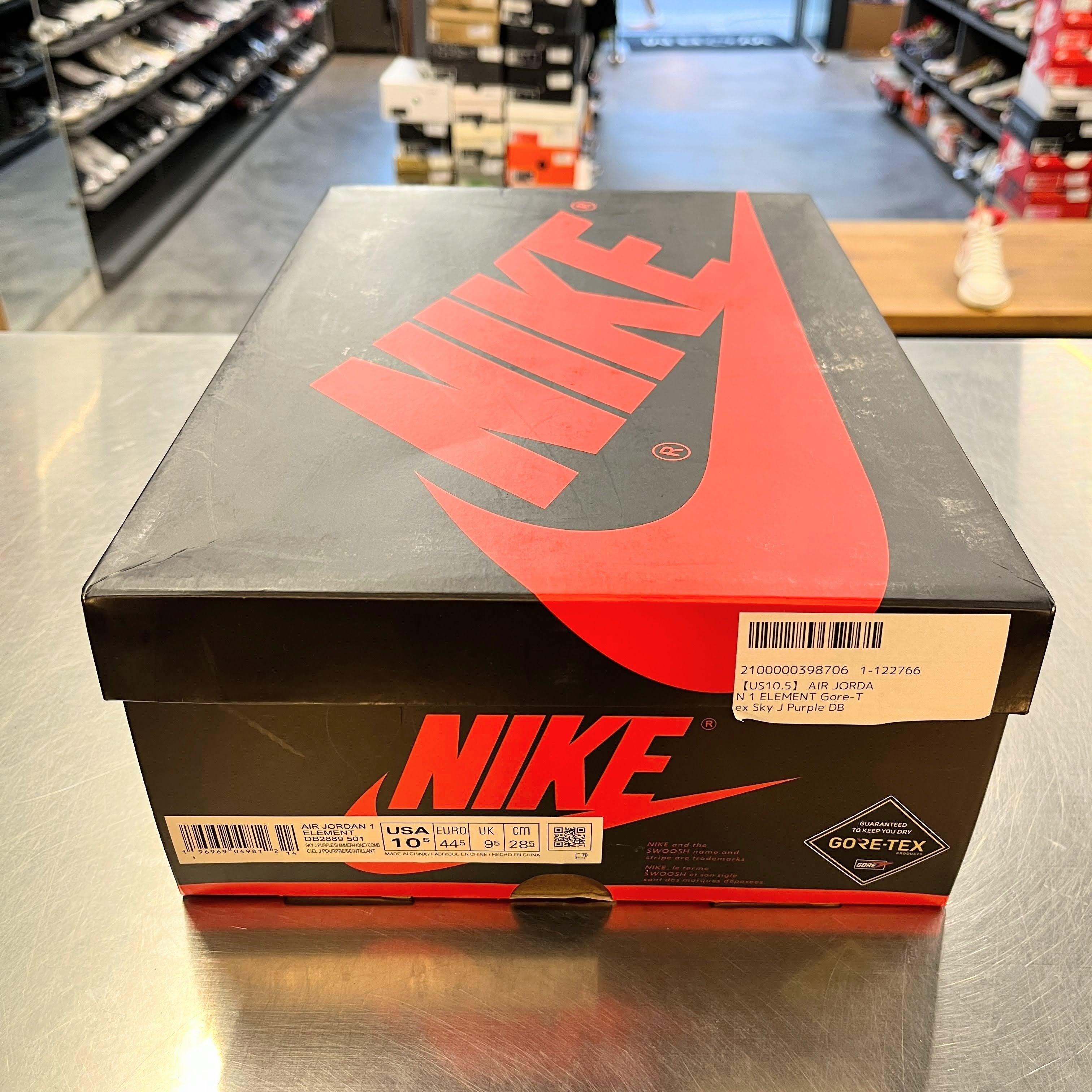 【US10.5】 AIR JORDAN 1 ELEMENT Gore-Tex Sky J Purple DB2889-501 【USED】