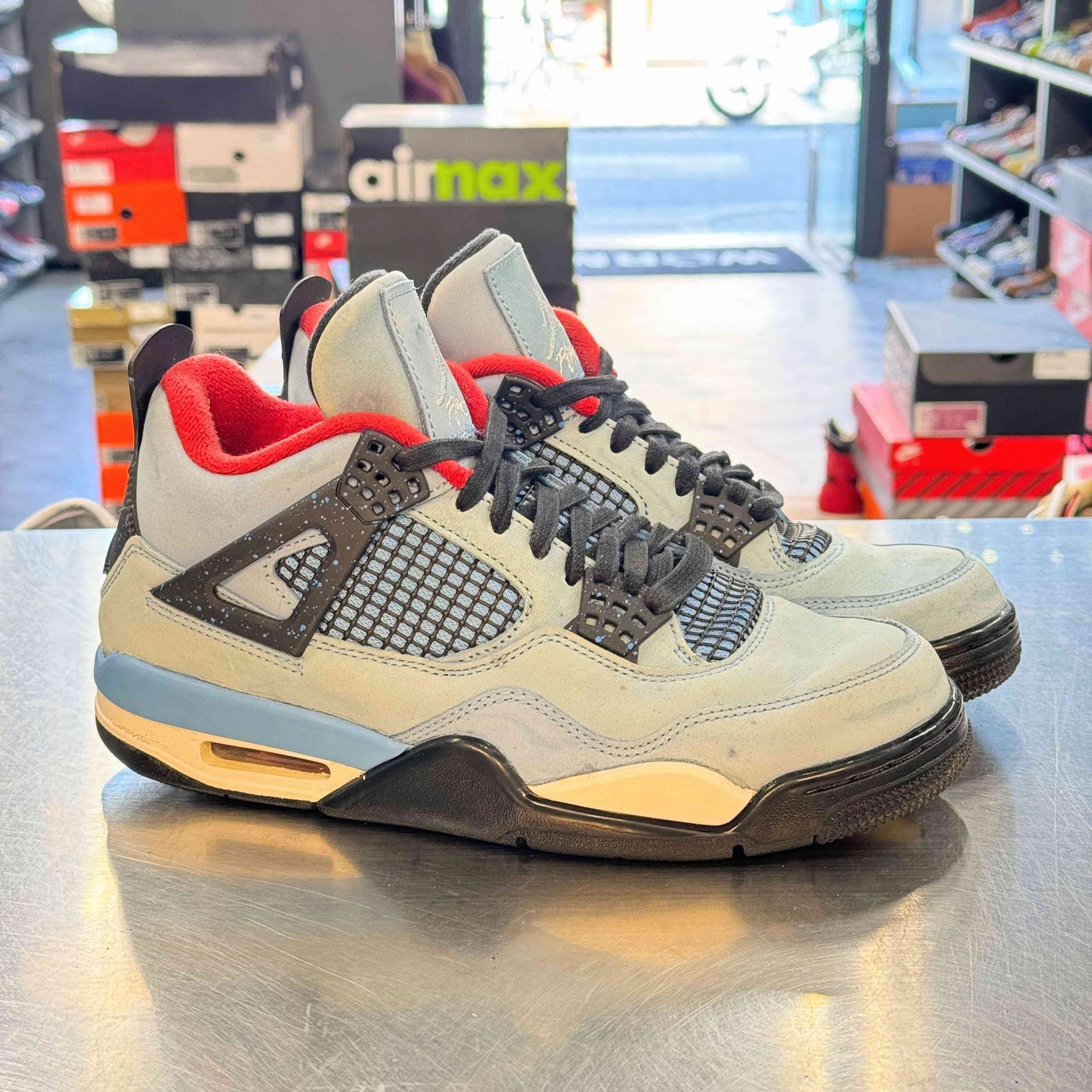 US7.5】 AIR JORDAN 4 RETRO Travis Scott 308497-406 【USED】 | WORM 