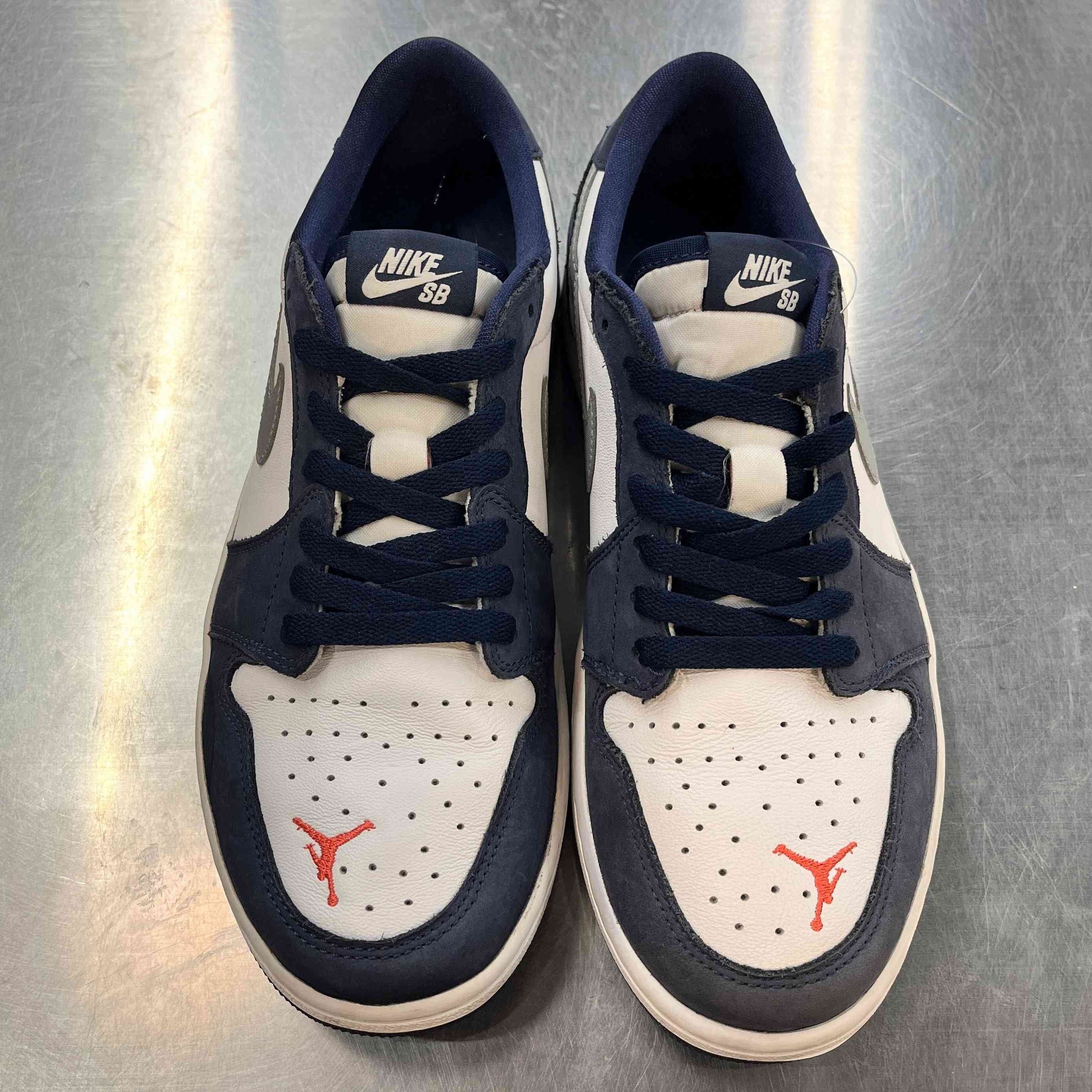 【US9.5】 NIKE SB SB AIR JORDAN 1 LOW QS ERIC KOSTON CJ7891-400 【USED】