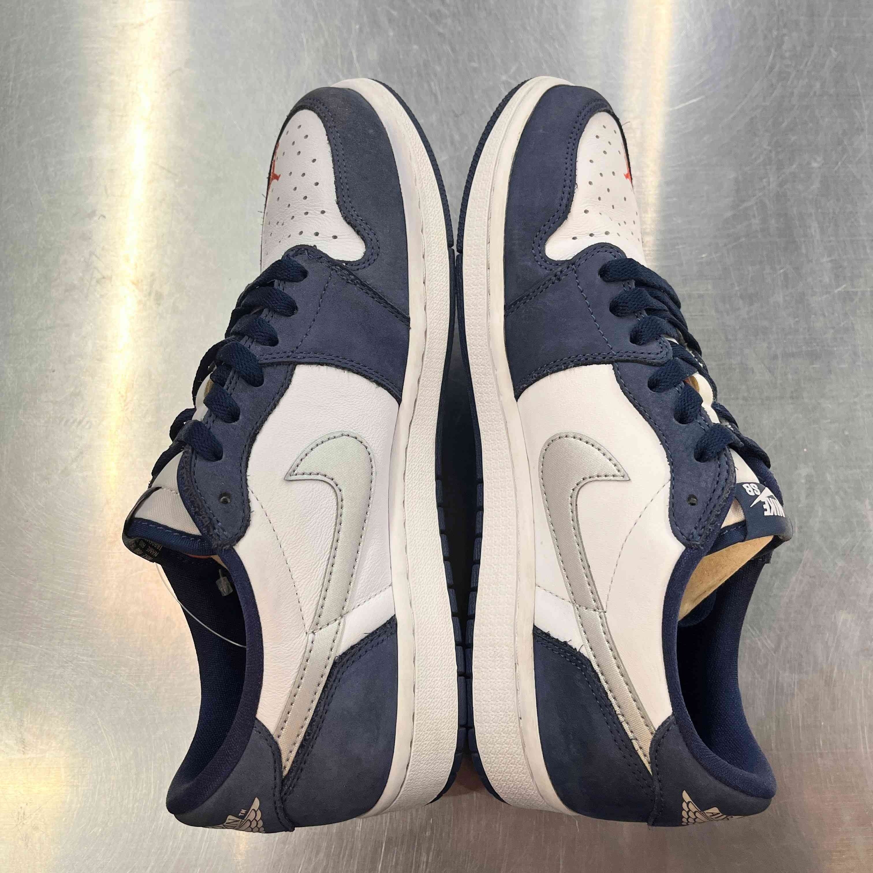 【US9.5】 NIKE SB SB AIR JORDAN 1 LOW QS ERIC KOSTON CJ7891-400 【USED】