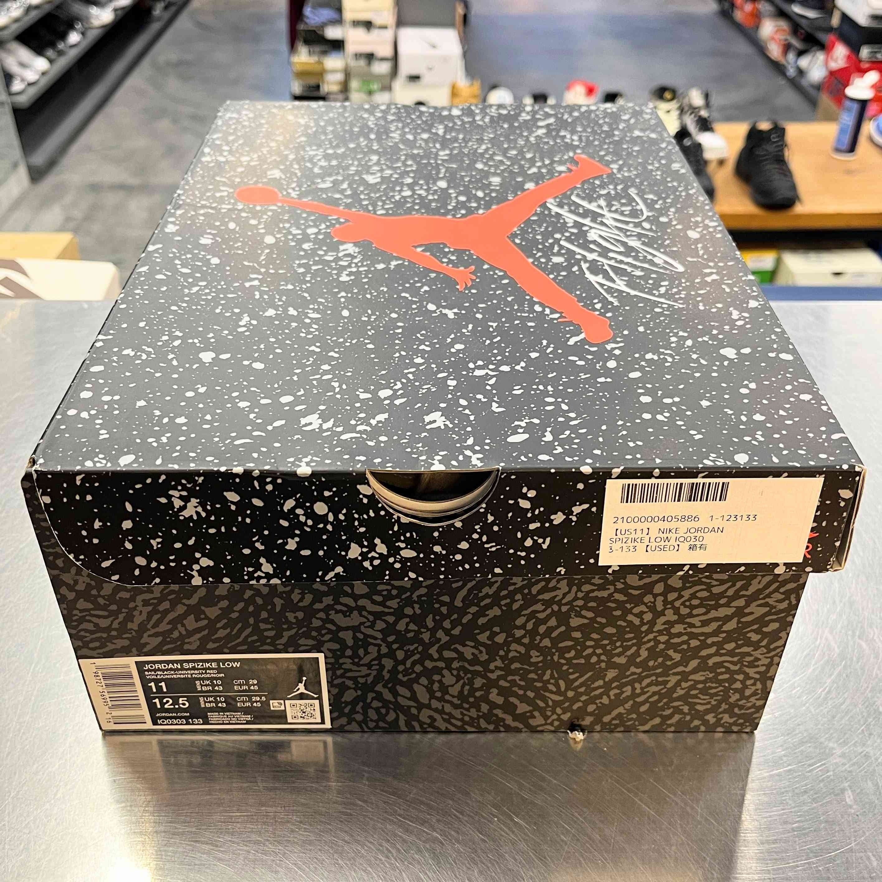 【US11】 NIKE JORDAN SPIZIKE LOW IQ0303-133 【USED】