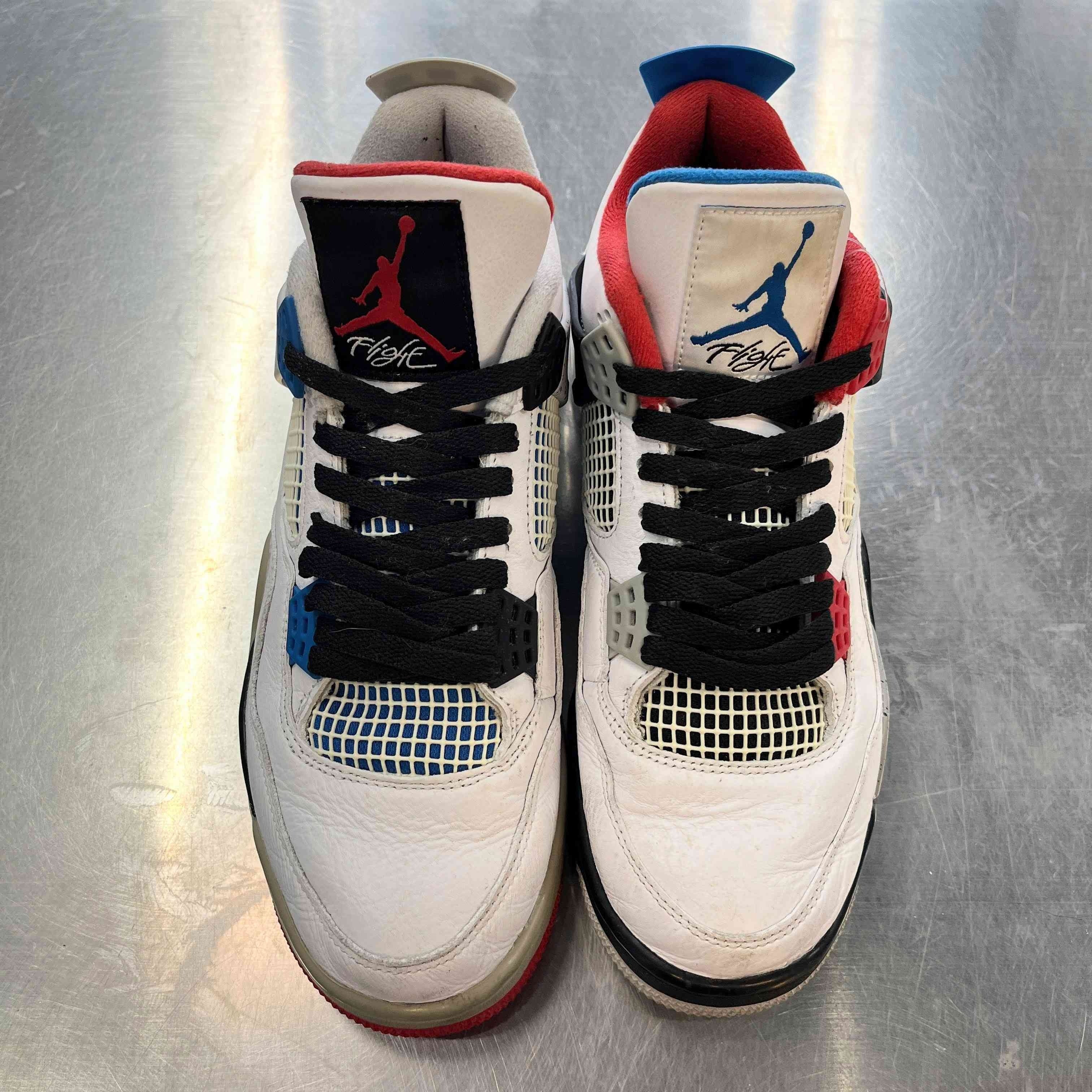 【US9】 AIR JORDAN 4 RETRO SE WHAT THE 4 CI1184-146 【USED】
