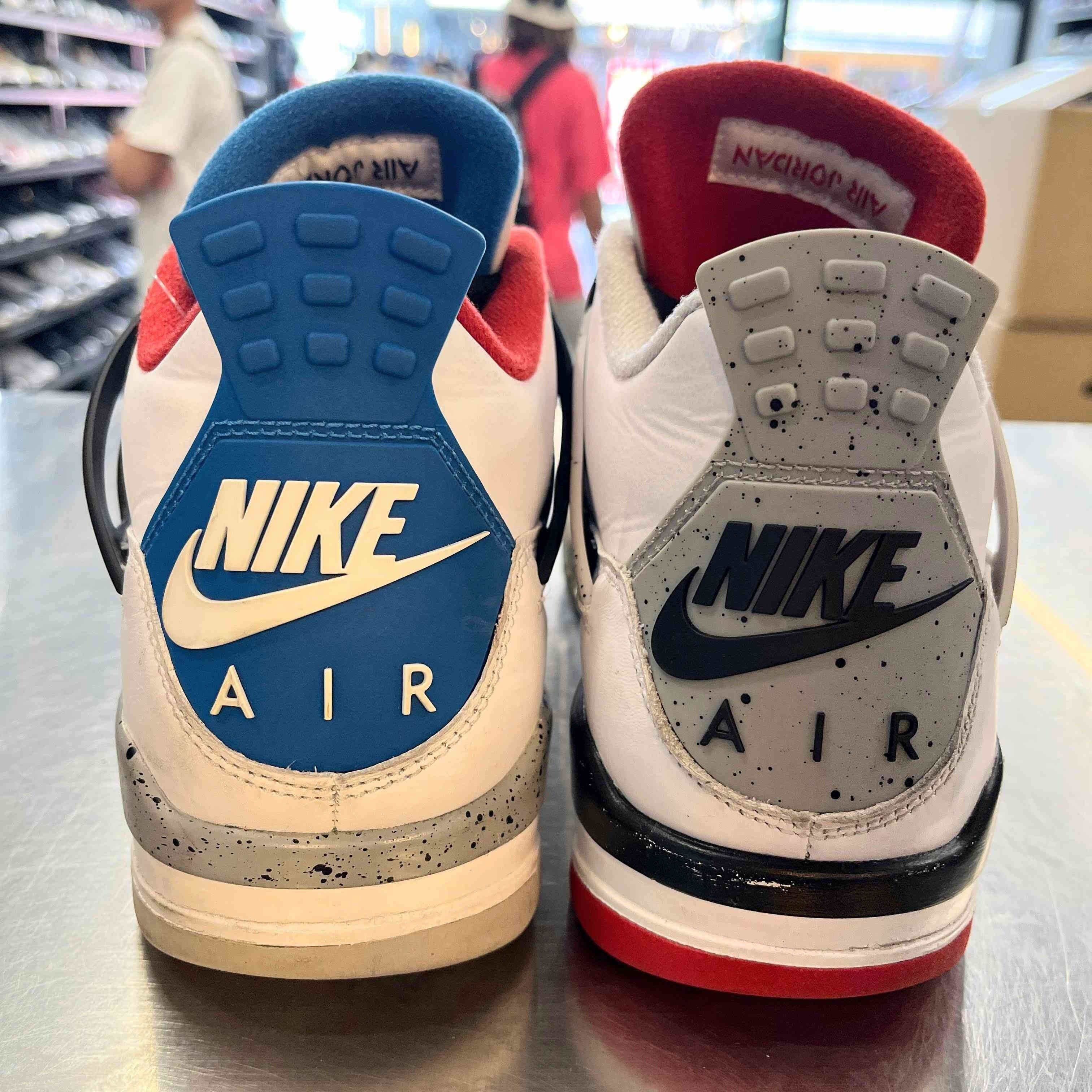 【US9】 AIR JORDAN 4 RETRO SE WHAT THE 4 CI1184-146 【USED】