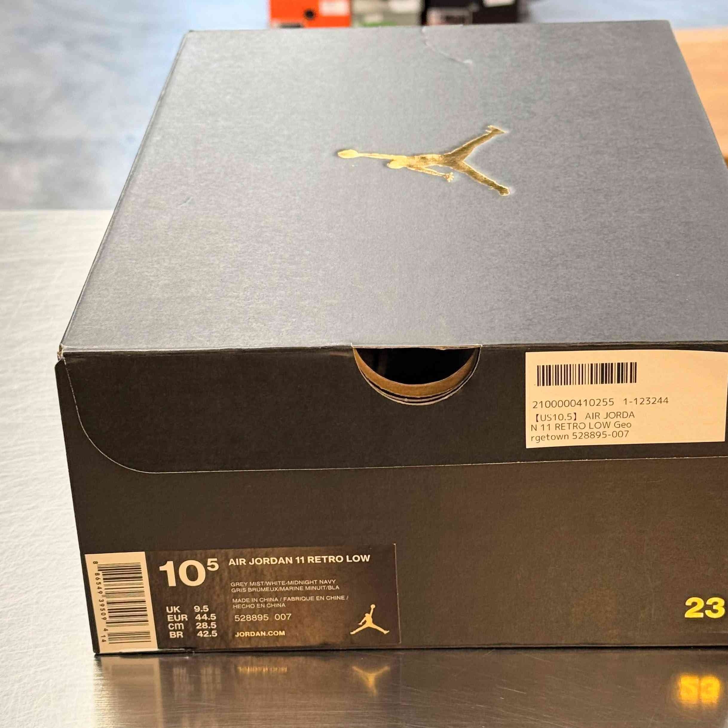 【US10.5】 AIR JORDAN 11 RETRO LOW Georgetown 528895-007 【USED】