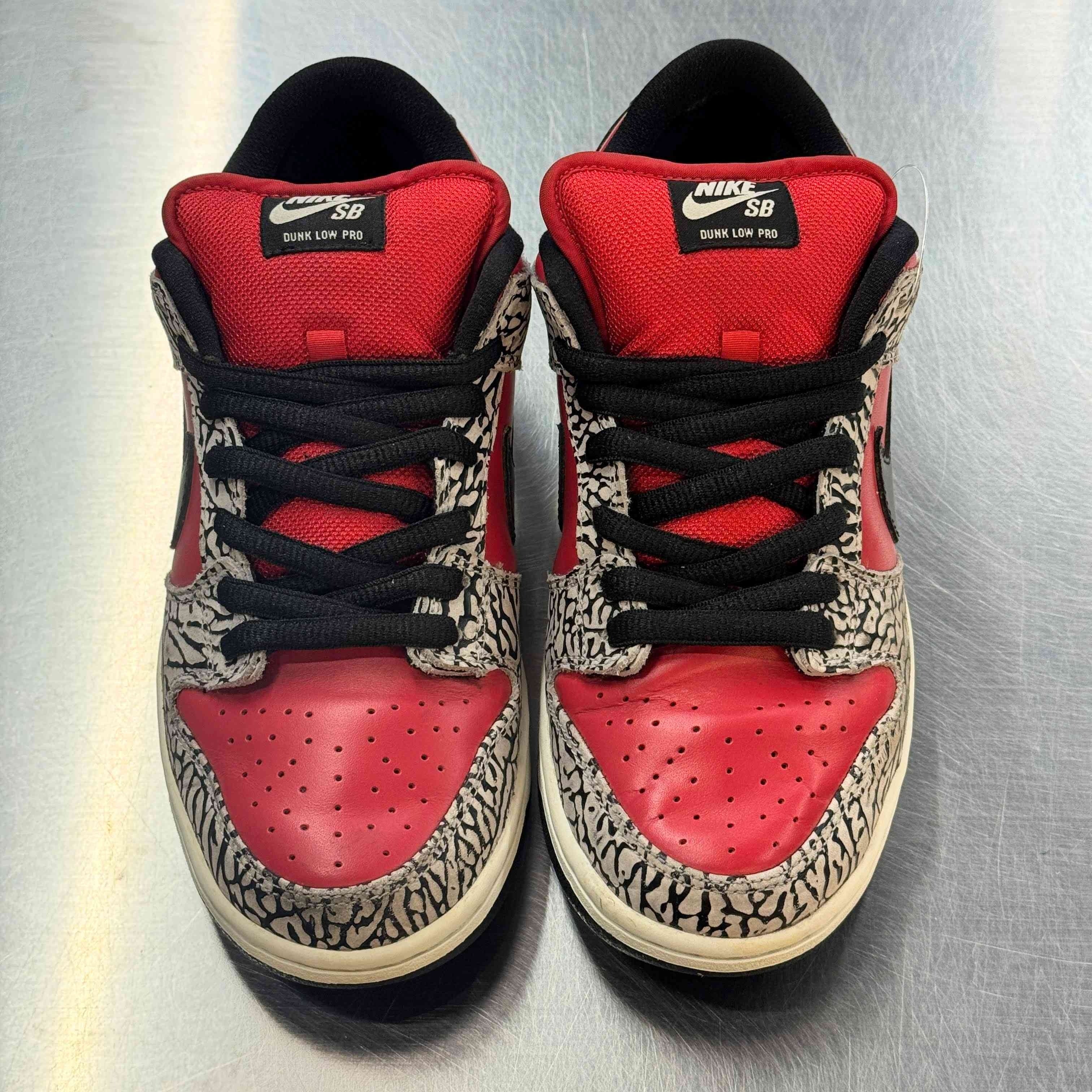【US8.5】 NIKE SB DUNK LOW PREMIUM SB SUPREME 313170-600 【USED】