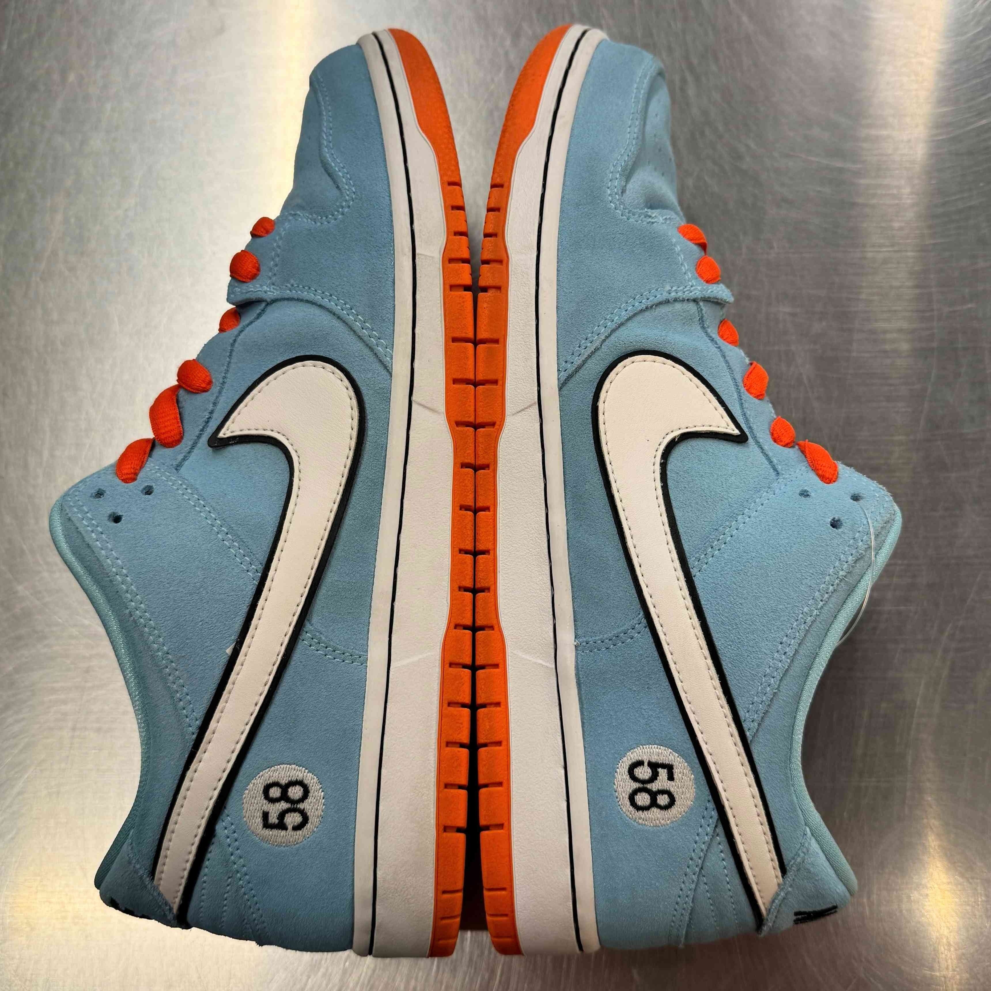 【US12】 NIKE SB SB DUNK LOW PRO GULF RACING BQ6817-401 【USED】