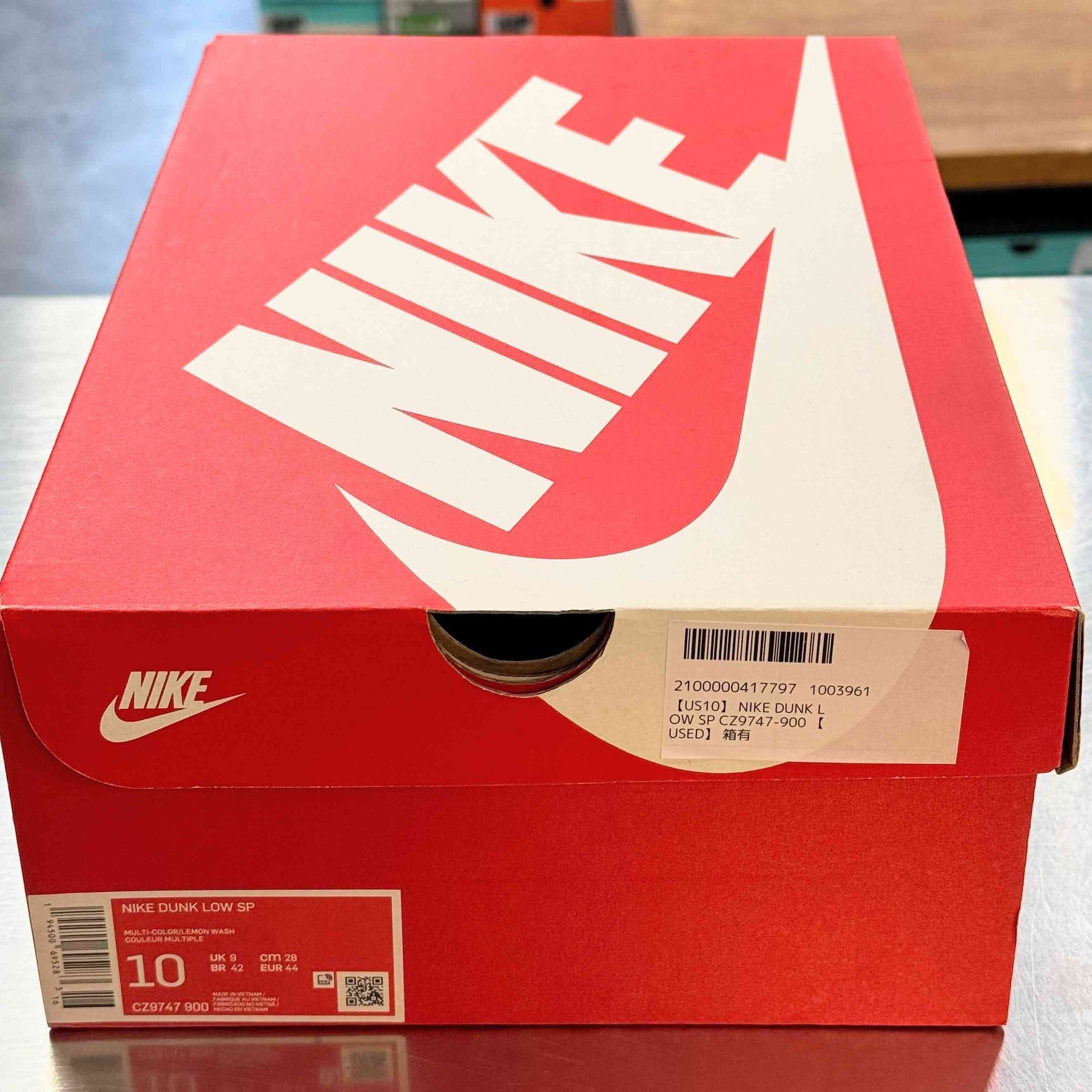 【US10】 NIKE DUNK LOW SP CZ9747-900 【USED】