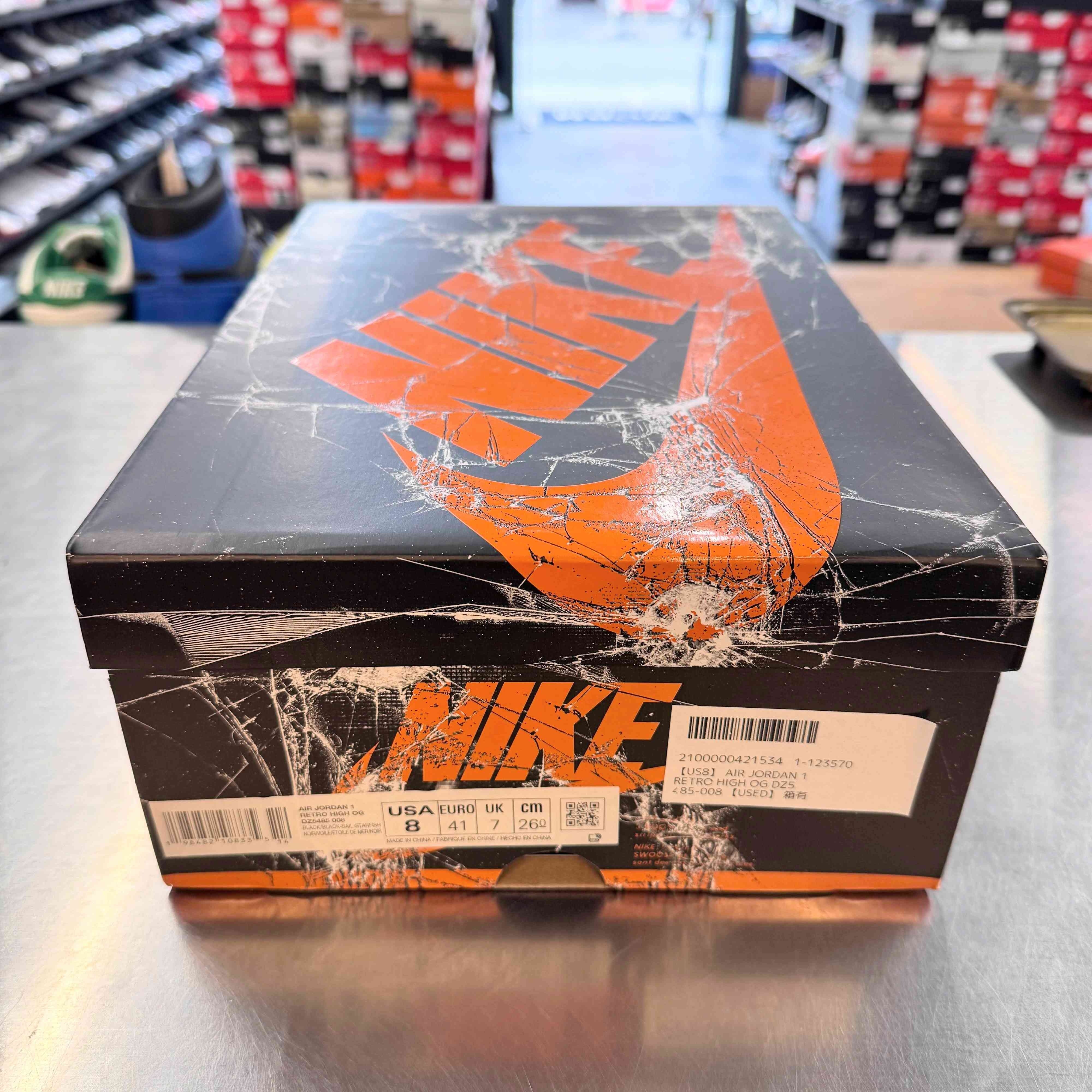 US8】 AIR JORDAN 1 RETRO HIGH OG DZ5485-008 【USED】 | WORM TOKYO