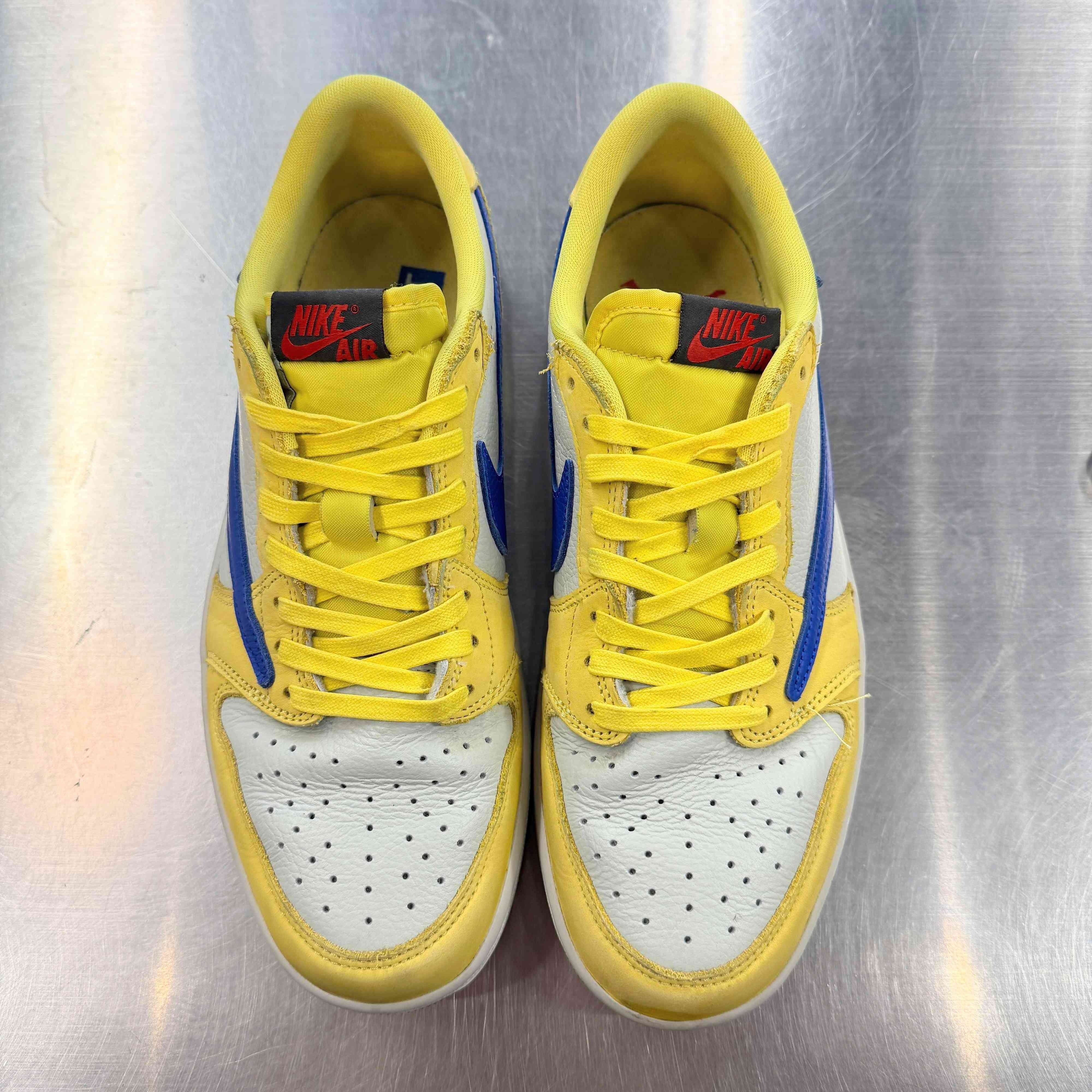 【W US10.5】 AIR JORDAN 1 LOW OG SP TRAVIS SCOTT DZ4137-700 【USED】