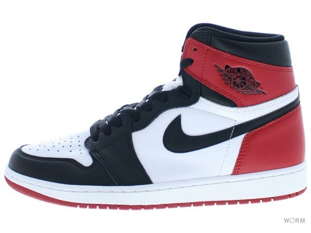 【US8】 AIR JORDAN 1 RETRO HIGH OG Black Toe 555088-125 【DS】