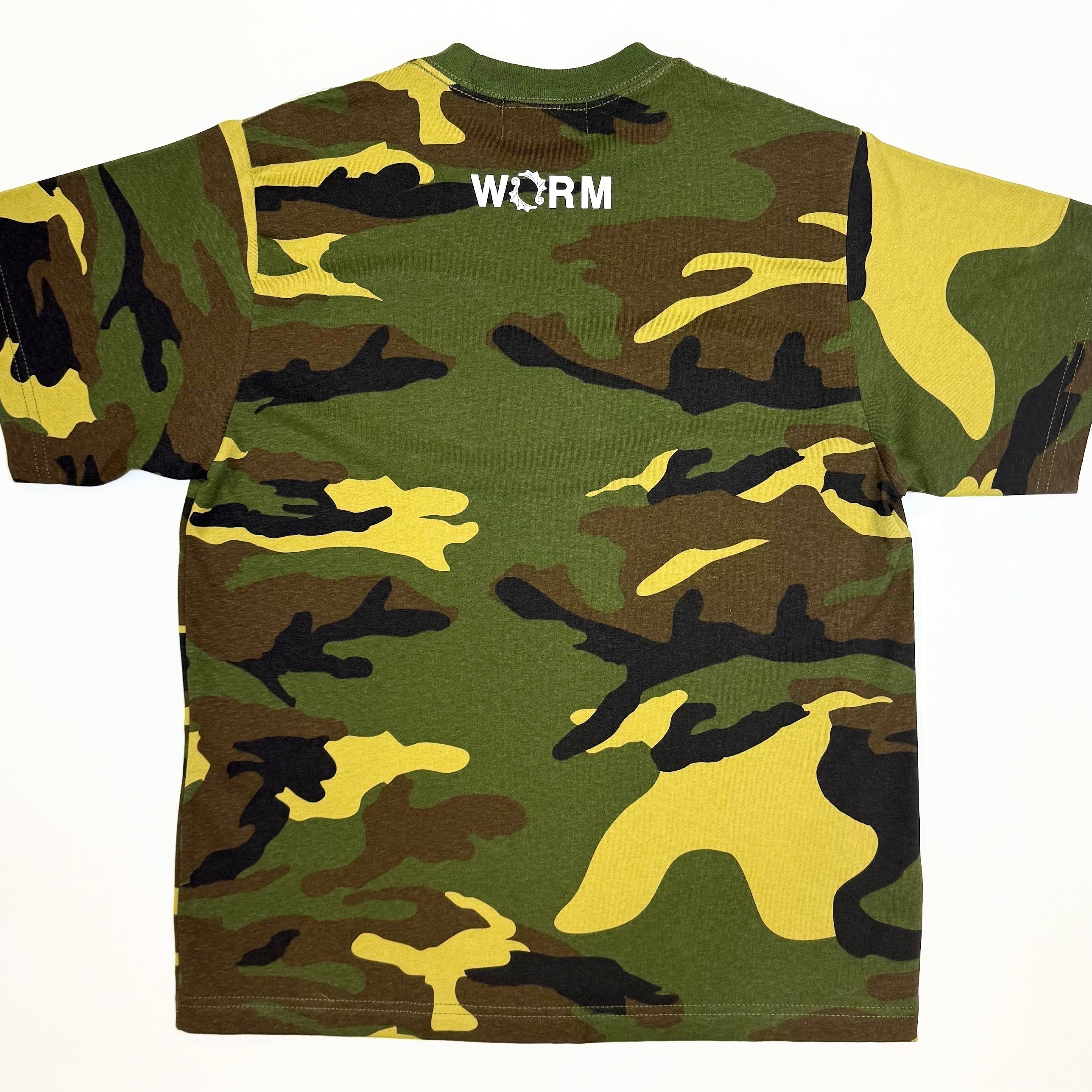 WORM LOGO T-SHIRT CAMO XXL
