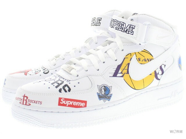 【US9.5】 NIKE AIR FORCE 1 MID 07 / SUPREME AQ8017-100 【DS】