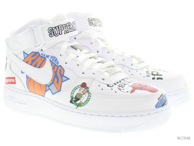 【US9.5】 NIKE AIR FORCE 1 MID 07 / SUPREME AQ8017-100 【DS】