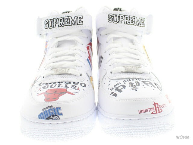 【US9.5】 NIKE AIR FORCE 1 MID 07 / SUPREME AQ8017-100 【DS】