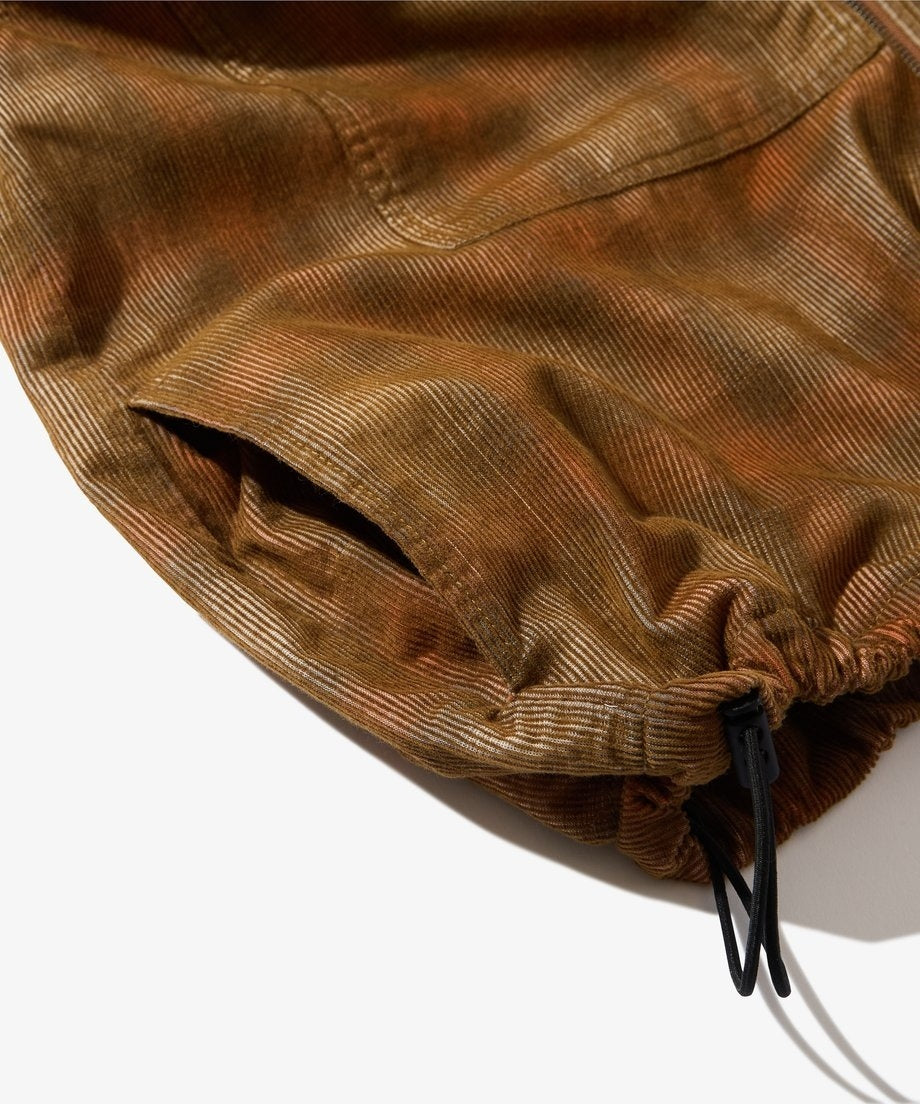 Diaspora skateboards Hooded Corduroy Shirt Brown L