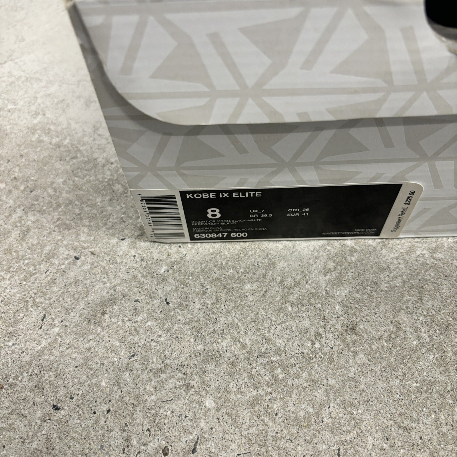 [US8] KOBE9 ELITE 630847-600 [USED]