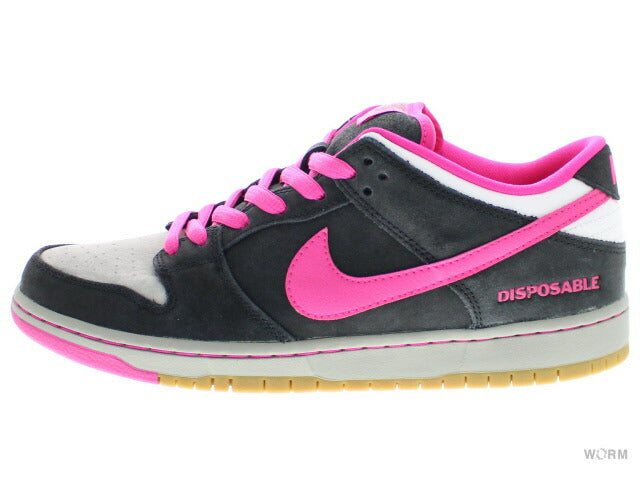 NIKE SB DUNK LOW PREMIUM SB QS "DISPOSABLE" 504750-061 black/pink foil-white Nike Dunk [DS]