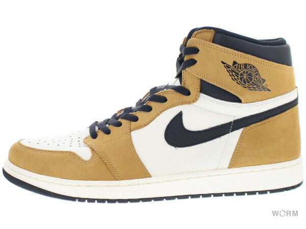 AIR JORDAN 1 RETRO HIGH OG "ROOKIE OF THE YEAR" 555088-700 golden harvest/black-sail Air Jordan retro high rrookie of the year [DS]
