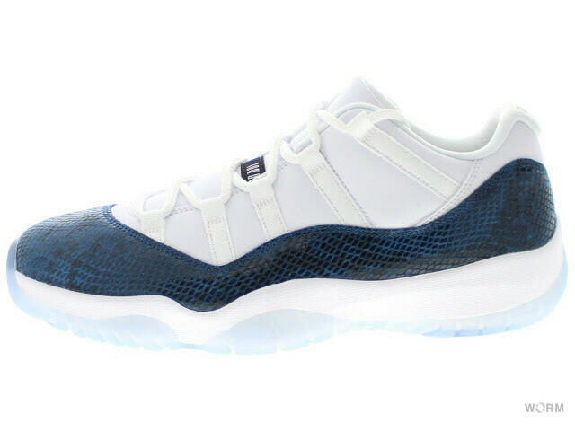 AIR JORDAN 11 RETRO LOW LE "SNAKESKIN" cd6846-102 white/black-navy エア ジョーダン レトロ ロー スネークスキン 【DS】-WORM TOKYO-WORM TOKYO WEB STORE-100% Authentic Sneakers