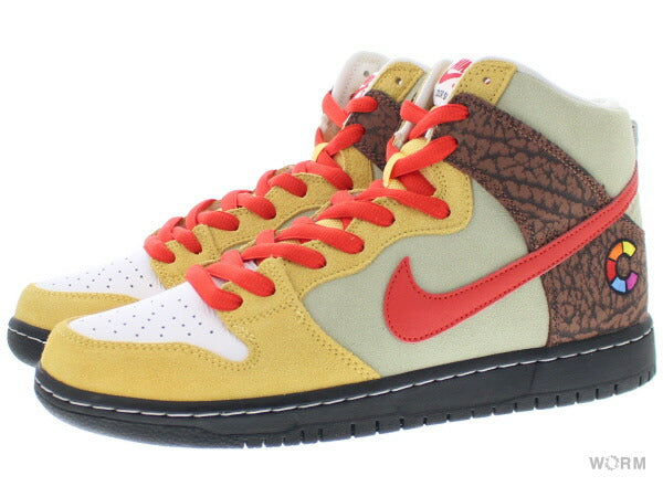 NIKE SB DUNK HIGH PRO ISO "KEBAB AND DESTROY" cz2205-700 topaz gold/chile red Nike Dunk High Pro [DS]