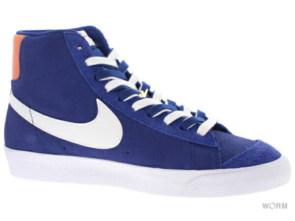 NIKE BLAZER MID '077 dc3433-400 deep royal blue/white-orange Nike Blazer Mid [DS]
