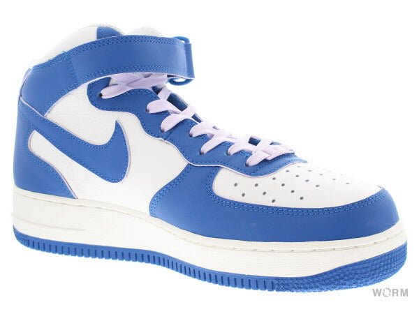 NIKE WMNS AIR FORCE 1 '07 MID dx3721-100 white/military blue-sail-doll Nike Women's Air Force Mid [DS]